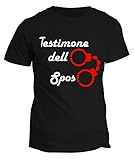 T-Shirt Junggesellenabschied Trauzeuge des Bräutigams – Bachelor Party – Humor – Geschenk – aus Baumwolle, fshCB09NXXL, Schwarz, Extra Extra Larg