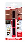 edding 8901 Möbel-Reparatur-Wachs-Set - kolonial - zum Auffüllen und Reparieren von Kratzern und Löchern auf Möbeln und anderen Holzob