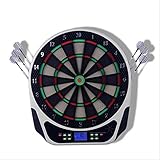 QYYYUNDING Electronic Dartboard,Target Games Board Dart Games Board mit 2 Netzteilmodi,18 Spiele 159 Optionen for Indoor Party-Sp