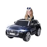 Actionbikes Motors Kinder Elektroauto Audi Q8 4M - Lizenziert - 2 x 45 Watt Motor - 2,4 Ghz Fernbedienung - Elektro Auto für Kinder ab 3 Jahre (Neu Audi SQ8 Schwarz)