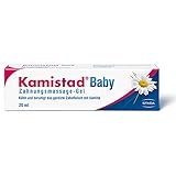 Kamistad Baby Zahnungsmassage-Gel - lindert Zahnungsbeschwerden von Babys beim Durchtritt der ersten Zähnchen - beruhigt gereiztes Zahnfleisch - 1 x 20