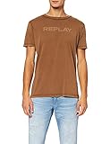 Replay Herren M3488 .000.23178G T-Shirt, Braun (728 Cigar), L