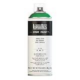 Liquitex Professional Spray Paint - Acrylfarbe, Farbspray auf Wasserbasis, lichtecht, Smaragdgrün, 400ml Acrylspray