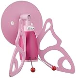 Elobra Spot Wandlampe Kinderzimmer Lampe Mädchen, Rosa, Schmetterling Lampe, E14 Fassung