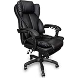 Trisens Schreibtischstuhl Bürostuhl Gamingstuhl Racing Chair Chefsessel mit Fußstü