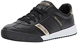 Skechers Women's Zinger-Flicker Trainers, Black (Black Gold Bkgd), 4 (37 EU)