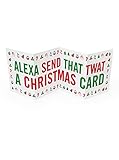 Brainbox Candy - Lustige Weihnachtskarte – 'Alexa Xmas' – freche Karte für ältere Generation – Scherzkarte für Mama, Papa, Ihn, Ihn, Ihn, Ihn, Ihn, Männer, Frauen, F