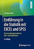 Einführung in die Statistik mit EXCEL und SPSS: Ein anwendungsorientiertes Lehr- und Arbeitsb