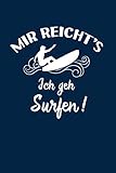 Surfer: Ich geh Surfen!: Notizbuch / Notizheft für Surf-en Wellen-Surfen Wellen-Reiten A5 (6x9in) liniert mit L