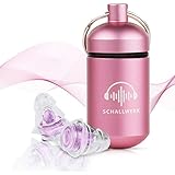 SCHALLWERK ® Women+ Gehörschutz Ohrstöpsel speziell für Frauen – dämpft Lärm & erhält Tonqualität – Ideal für Musik, Festivals, Arbeiten, L