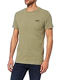 Superdry Herren Vintage Logo Emb Tee T-Shirt, Hushed Olive Grit, L