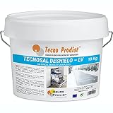 TECNOSAL Enteiser (10 kg) Streusalz zum Schmelzen von Eis und Schnee im Winter, ideal zum Auftauen von Wegen, Einfahrten, Parkplätzen oder Straßen, doppelt verwendbar, Geschirrspülsalz, im E