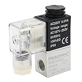Heschen Elektrisches pneumatisches Magnetventil 2V025-08 220VAC PT1/4 2/2 Wege normal g