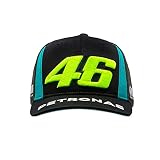 Valentino Rossi Men's Petronas VR46 Kappe, Schwarz, One S