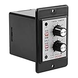 JSJJAES Relais AUS AUS Twin Timer Relay-KNOB-Steuerzeitschalter ATDV-YC 6S-60M Relaisboard AC 110 / 220V DC 12V DC 14V Elektrischer Zugriff neu (Size : AC 110 220V)