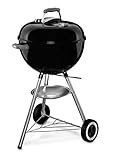 Weber 1241304 Holzkohlegrill Classic Kettle, 47 cm Durchmesser, schw