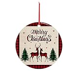 OPALLEY Christbaumschmuck Weihnachts Anhänger Weihnachtsmann Schneemann Weihnachtsbaum Weihnachtsdeko gepunktet Baumschmuck Weihnachtsanhäng