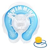 Aufblasbare Baby Schwimmring, Hillylolly Baby Schwimmring, Kleinkind Schwimmhilfe Schwimmt Ring, Baby Float Schwimmring, Geeignet für Babys von 6 bis 36 Monaten, Mit Inflationswerkzeug