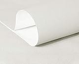 10 m x 60 cm Tapeten einfarbig Uni Pastellfarben weiß hell 3000-S Art. 3105 selbstklebend Verschiedene Trendfarben Tapete Folie abwischb