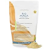 AMLAWELL Bio Maca Pulver - 1000 g Macapulver mit wertvollen Nährstoffen, Aminosäuren, Kohlenhy