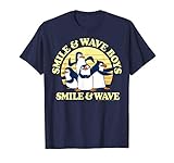 Madagascar Penguins Smile And Wave Sunset Text Poster T-S