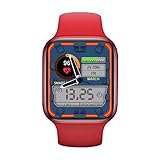 VBF DW35 Smart Watch 2021 4,5 cm quadratischer Bildschirm 44 mm Bluetooth-Anruf Damen Herren Uhr Körpertemperatur geeignet für Android IOS (C)(G)