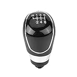 Hlyjoon Auto Getriebeknopf Kopf Auto 6-Gang Schaltknauf Schalthebel Schalthebel Schalthebel Schalthebel für Focus MK3 Schw