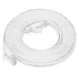 Cat-6-Gigabit-8-Core-Ethernet-Kabel, Twisted-Pair-Netzwerk-Jumper Flachkupferdraht-Versorgung(25M)