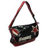 Funbag - Wilhelm Johann Meier Handtasche mit Überschlag -Sunny- - schwarz - im Colleg