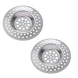 QincLing 2 Stück Abflusssieb, 7CM Edelstahl Küchen spüle Dusche Badewanne Abfluss Spüle Filter Sieb, Abfluss Sieb 2er Set, Verschiedene Größen sind für Universal Sieb Dusche Abfluss 3.6 cm-11