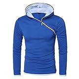 SJLMP Herren Hoodie Slim Fit Baumwolle Modern Hoodie Sweatshirt Langarm Herren Kapuzenp