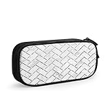 Federmäppchen Mäppchen Mit Große Kapazität Graue Ziegelsteinmauer, Langlebig Federtasche Pencil Case, Stiftetasche Geeignet für Schule College Büro Junge M