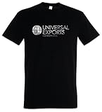 Urban Backwoods Universal Exports Herren T-Shirt Schwarz Größe L