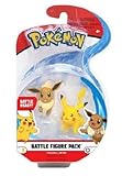 Pokémon Battle Figuren - Pikachu und Evoli (5cm)
