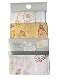 3 Soft Mullwindeln Mulltücher Windel Spucktuch Musselin 70x70 Primark Winnie the Pooh Disney