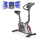 HAMMER Premium Ergometer Heimtrainer Ergo-Motion BT, APP Steuerung für Smartphone, Bluetooth Anbindung, kompatibel mit: Kinomap, iConsole+ und BitGym, 22 Programme, 130 kg Benutzergew