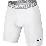 Nike Herren Pro Trainingsshorts, Weiß (White/Matte Silver/Black),S