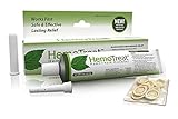 HemoTreat Hämorrhoiden Behandlung Creme - HemoTreat 1 Tube mit internem Applikator - Schnelle Sicher Effektive Linderung der Hämorrhoidale Symptome, Salbe für interne und externe H