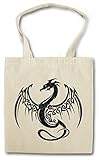 Urban Backwoods Celtic Dragon I Hipster Bag Beutel Stofftasche Eink