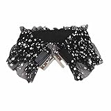 Panda Legends Schwarz Bling Dots Breiter Bund Mesh Plissee Elastische Taille Korsett Gürtel Businesshemd Metallschnalle Taillengü