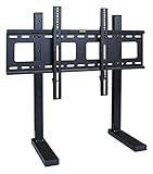 Universalfußboden Fernseher Stehen Sie groß mit Halterung,Tischplatte Fernseher Stand-Sockel for 32'-70' LED-LED.Plasma flach und gekrümmt,höhenverstellbar Fernseher Mount Max.Vesa 600x40.0