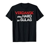 Herren King of Gulag Duty Call Warzone Video Game T-Shirt T-S