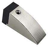 Türstopper Antikollision Unsichtbarer Haushaltstürstopper Wandschutz Edelstahl Trapezförmige Gummikeiltür (Farbe: Silber) Stopp