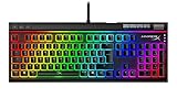 HyperX Alloy Elite 2 – Mechanische Gaming-Tastatur, Software-gesteuerte Beleuchtung und Makroanpassung, ABS Pudding Keycaps, Mediensteuerung, RGB Hintergrundbeleuchtung. Linear Switch, HyperX R