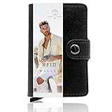 Kartenetui Herren mit Münzfach | Slim Wallet Kartenhalter Schwarz von Leder - Geldbörse und Kreditkartenetui Klein mit RFID Blocker - Portemonnaie und Geldb