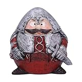 Ravcerol Weihnachten Zwerg Ritter Statue, Harz Handwerk Desktop kleine Ornamente, Fat Soldier Outdoor Schutz Rüstung GNOME Statue, Tabletop Weihnachtsdek