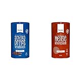Xucker 750 g Schokoladen-Drops Edel Vollmilch - kohlenhydrat-bewusste Schoko-Drops 1er Pack (1 x 750 g) & Heiße Schokolade ohne Zucker - Leckere Trink-Schokolade mit Xylitol Birkenzucker (800g)