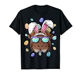 Meerschweinchen Osterhasenohren Lustige Ostereier Jagd T-S