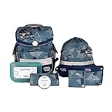 Timeless Air+ Schulranzen-Set - 7-teilig - für Mädchen und Jungen - ergonomisch (Fiete (Rennwagen))