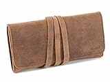 skaard Federmäppchen XL | Echtes Büffel-Leder | Für Stifte & Pinsel | B